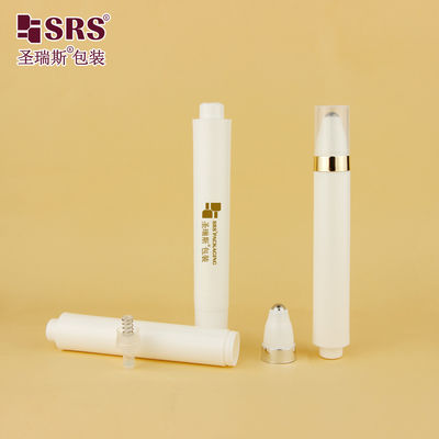 comprar AY 15ML inyección blanco brillante mate acabado bolígrafo redondo en forma de bolígrafo sin aire rollo en botella para recipiente de crema para ojos online manufacture