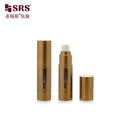 comprar A022B 15ML 30ML 50ML Botella de loción de bomba sin aire de plástico para suero cosmético Envasado de lujo con tapa de aluminio online manufacture