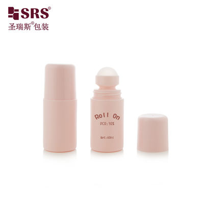 comprar RPPC-60ML Injection Blowing Custom PP PCR Plastic Roller Ball Bottle For Body Gel Applicator online manufacture