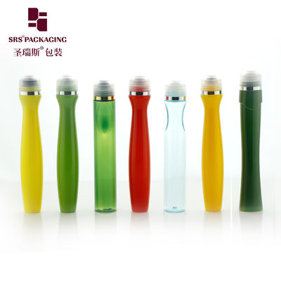 comprar Botella roll-on PCR con diseño único de PETG, forma personalizada, color personalizado, aplicador de líquido para suero para ojos online manufacture