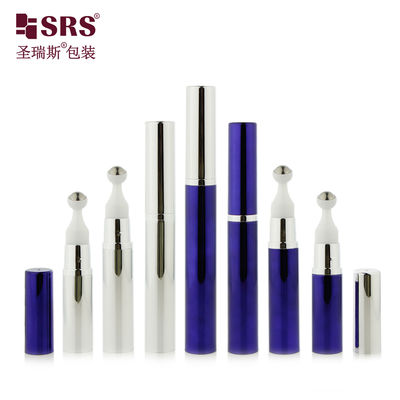 comprar A0031 5ml 10ml 12ml 15ml AS Botella de bola de acero sin aire de rodillo de PP para aplicación de bomba de tornillo de suero para gel online manufacture