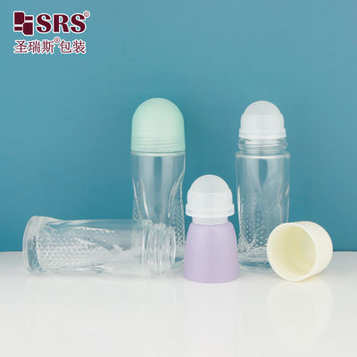 comprar BLPG-A Botella de vidrio vacía con bola rodante de gran capacidad de 50 ml para desodorante, gel, suero, embalaje antitranspirante al por mayor online manufacture