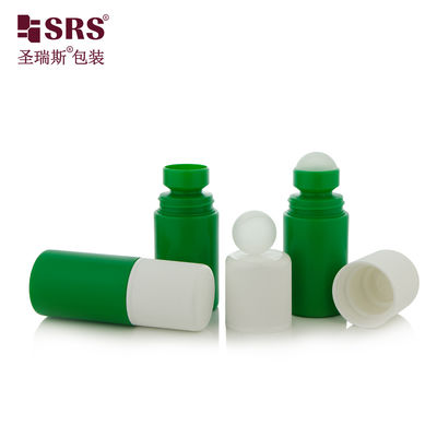 comprar RPPC1-60ML Gel de masaje anti picazón Botella de bola de rodillo Imprimir logotipo CRC Sin fugas Envase verde online manufacture