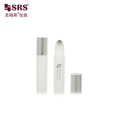 comprar Botella de esencia capilar con masajeador de bola de acero y rodillo de color por inyección reciclada de PP vacía redonda de 10 ml RPA-10ML online manufacture