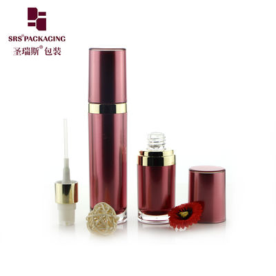 comprar L040 botella de plástico acrílico vacía de forma ovalada de lujo de 15 ml 30 ml 60 ml 120 ml online manufacture