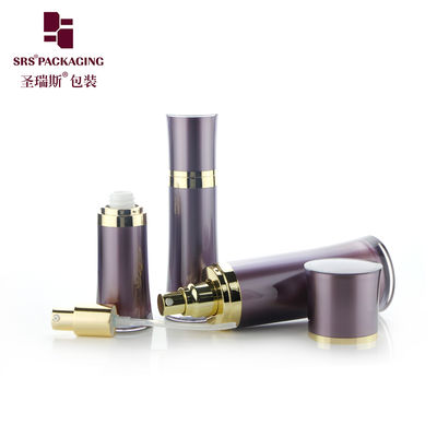 comprar SRS China Proveedor de lujo vacío negro productos para el cuidado de la piel contenedor de loción acrílica botella online manufacture