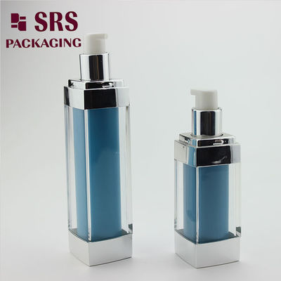 comprar Embalaje Shengruisi L052-30ml 50ml 80ml 120ml botella de loción cosmética acrílica cuadrada online manufacture