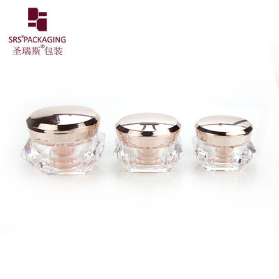 comprar J060C recipiente cosmético de lujo en forma de diamante, acrílico y brillante online manufacture