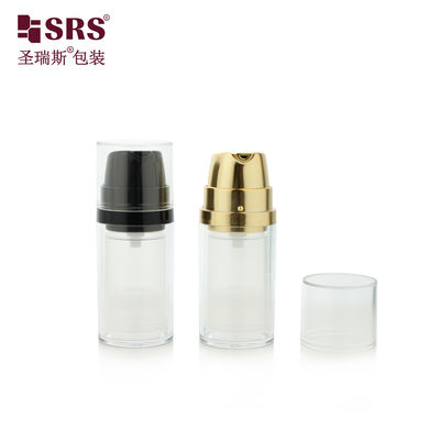 comprar SRSA404 15ml 30ml 50ml Transparent AS Plastic Airless Bottle For Facial Gel Serum Packaging online manufacture