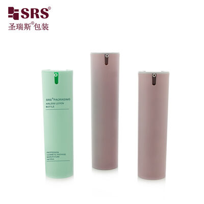 comprar SRS-FO 30ML 50ML Botella redonda de bomba sin aire de PP para loción facial Contenedor de embalaje cosmético online manufacture