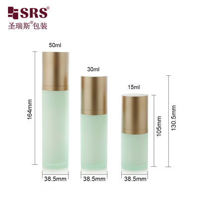 comprar SRS-RS 15ml 30ml 50ml vacío de lujo de alta gama acrílica loción bomba botella de suero cosmético envasado mayorista online manufacture