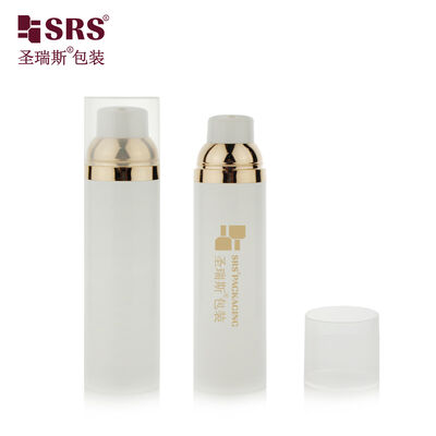 comprar PA0202A 30ml 50ml 75ml 100ml inyección de color personalizado brillante de seda de pantalla de impresión sin aire botella para la base online manufacture