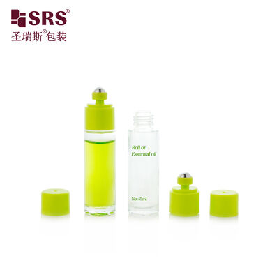 comprar Botella de vidrio con bola rodante de pared gruesa moldeada BLPB de 15 ml con interruptor para aceite esencial online manufacture