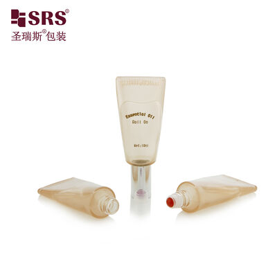 comprar GB3 10ML Tubo de Lujo Diseño Único Vidrio Transparente Pintado Color Personalizado Roll-On Botella de Bola de Acero para Aceite de Perfume online manufacture