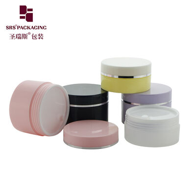 comprar Color modificado para requisitos particulares tarro poner crema plástico vacío de un sólo recinto de los PP de SRSQ para la crema facial cosmética online manufacture