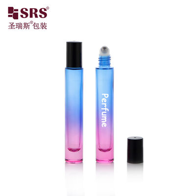 Comprar Botella de vidrio gruesa con base degradada, 10 ml, recipiente recargable para aceite esencial y perfume online manufacture