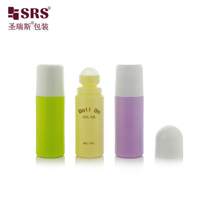 Comprar 75 ml de PP PCR en rollo de botella de plástico reciclado para el desodorante de masaje corporal online manufacture