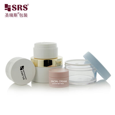 Comprar Tarro de cosméticos PET transparente con tapa brillante para mantequilla corporal, máscara facial y crema para ojos online manufacture