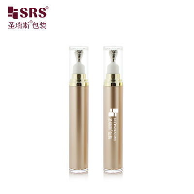 Comprar Botella de puntos brillantes acrílicos de doble pared de 15 ml/20 ml con aleación de rodillo para la cabeza y envasado con suero para el cuidado de los ojos online manufacture