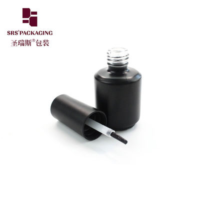 comprar Botella de vidrio de 15 ml vacía con esmalte negro para quitar esmalte de uñas online manufacture