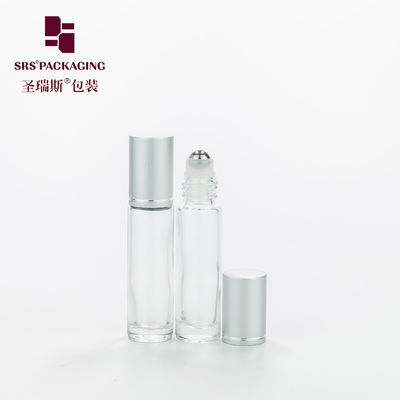 comprar 10 ml 1/3 oz de vidrio de pared gruesa transparente botellas de rodillo vacías aceite esencial online manufacture
