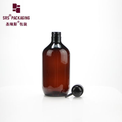 comprar tiempo de entrega corto ámbar hombro redondo plástico jabón líquido vacío botella para mascotas 500ml online manufacture