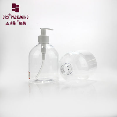 comprar botella de plástico de hombro redondo vacía de desinfectante para manos transparente para mascotas de 300 ml online manufacture