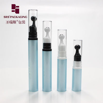 comprar botella de plástico de tamaño de viaje con rodillo de bola de masaje con suero sin aire 10ml online manufacture