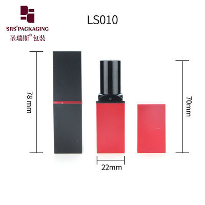 comprar forma cuadrada 3.5g cosmético elegante de venta al por mayor de lápiz labial tubo de embalaje online manufacture