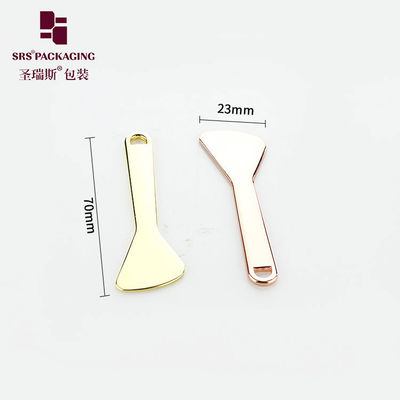 comprar SPA cuidado de la piel de lujo aleación de zinc oro plano plata espátula cosmética metal online manufacture