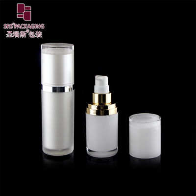 comprar pintura personalizada loción de cuidado de la piel cosmética blanca botella acrílica sin aire online manufacture