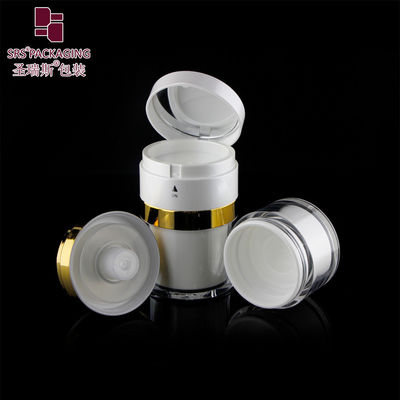 comprar frasco acrílico sin aire crema para el rostro suero de color personalizado botella de 30 ml con bomba online manufacture
