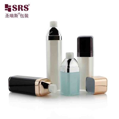 comprar Color personalizado Elegante Loción Cosmética Vacía Cuadrada Botella de Bomba Sin Aire online manufacture