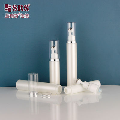 comprar 10 ml 15 ml Acrílico sin aire de doble pared Cosmética Crema para ojos Presione Rollo en la botella Mejor opción online manufacture