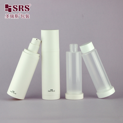 Botella de reemplazo de suero vacío sin aire reciclable de 30 ml 50 ml 100 ml PP PCR
