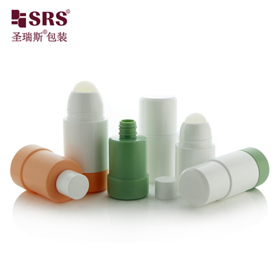 Botella de desodorante de 50 ml 75 ml de plástico vacío de plástico PP PCR reemplazable de gel rellenable