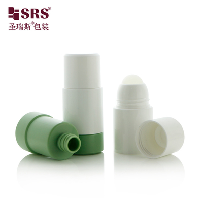 Desodorante de plástico reutilizable de 50 ml de 75 ml con rollo en bola