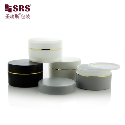 Frotador para el cabello y el cuerpo plástico embalaje cosmético vacío contenedor de crema de lujo frasco