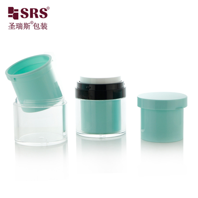 Fabricante de la fábrica de crema facial reemplazable Gel para el cuidado de la piel suero bomba de aire Acrílico sin aire Crema Jar