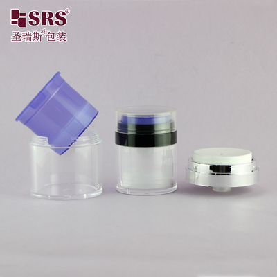 Contenedor de plástico reemplazable de 15 ml 30 ml 50 ml Color personalizado Crema para manos Suero Gel Acrílico sin aire