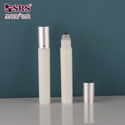 Muestra vacía de plástico de PP en rollo en botellas portátil para viajes Serum de masaje para ojos aplicador de masaje para exteriores botella de bola de rodillo 8ml