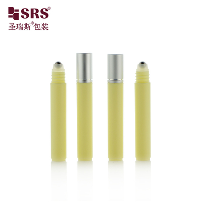 Inyección de color superficie congelada forma de pluma personalizada masaje de la piel suero mayorista botella de 8 ml