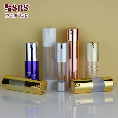 Frascos de maquillaje de base de suero facial cosmético vacío