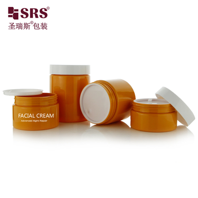 Color personalizado Botellas plásticas vacías de cosméticos Contenedor de crema corporal 300g Botella de PET