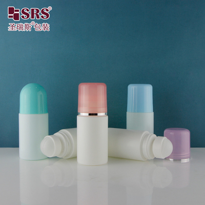 2 onzas redondo mat PP PCR gel antitranspirante de plástico rollo en la personalización botella de desodorante de rodillo