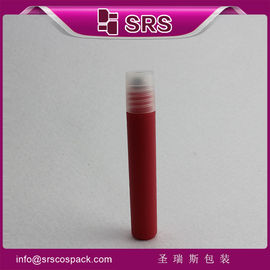 SRS botella de bola de rodillo de 8 ml de material PP popular con tapa de tornillo plástico para uso con suero ocular
