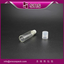 SRS mejor servicio botella de cristal de 5 ml para muestra de suero ocular para uso con bola de acero