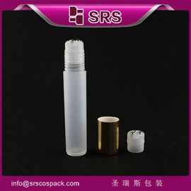 SRS mejor precio 12 ml de plástico frostado en una botella con tres bolas metálicas para el cuidado personal