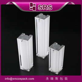 SRS Bombilla sin aire Cosmético Contiene 15 ml 30 ml 50 ml Luxury Acrylic Envases para el cuidado personal