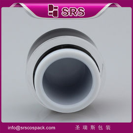 China suministro de forma redonda negro J021 5g botella de muestra cosmética